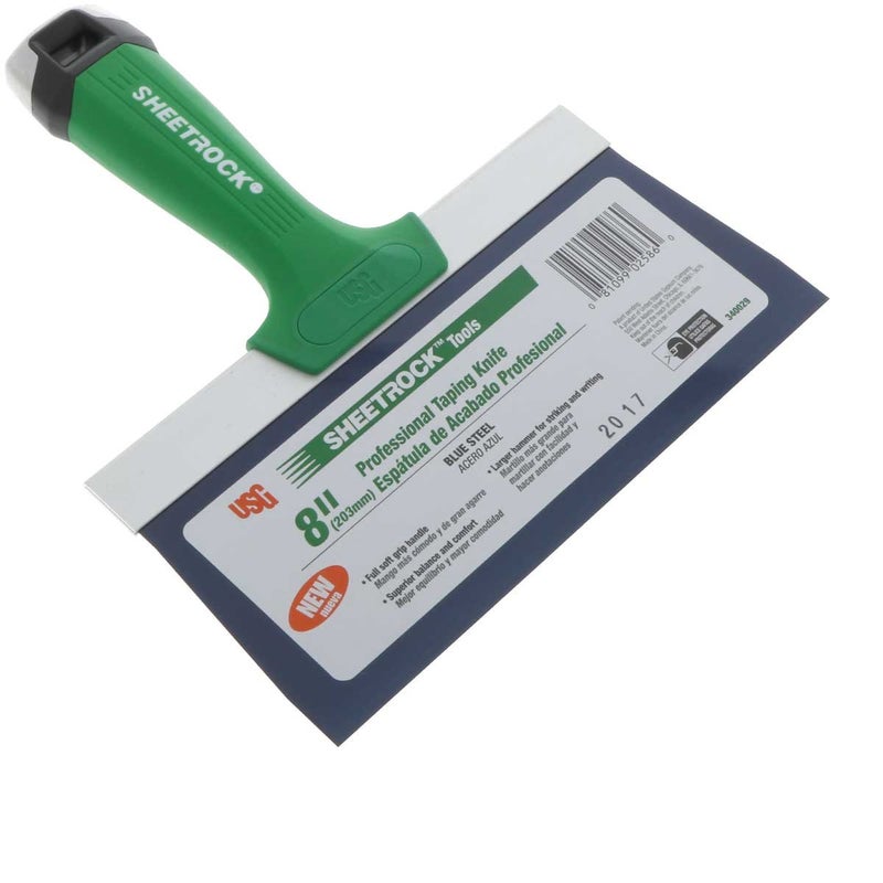 Sheetrock USG Sheetrock Pro Series Blue Steel Drywall Taping Knife with Matrix Style Handle + FREE Mud Pan Mixer - Image 4